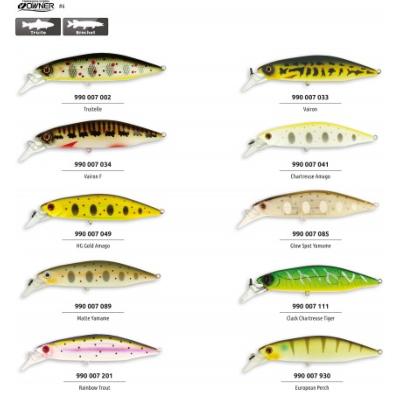 POISSON NAGEUR ADAM'S HUMP MINNOW 83 S  CLACK CHARTREUSE TIGER