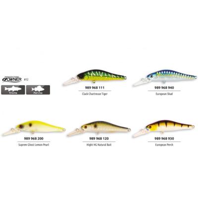 POISSON NAGEUR ADAM'S JERKBAIT 50 SP/DR CLACK CHARTREUSE TIGER 