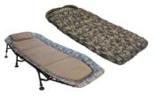 BEDCHAIR CAMO SET FLAT + SAC DE COUCHAGE CAMO