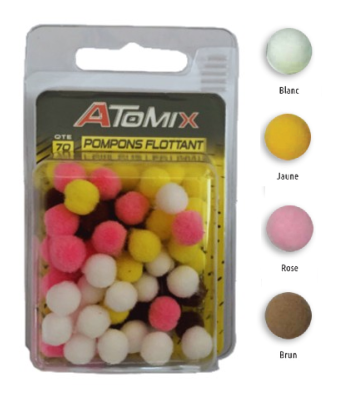 POMPONS ATOMIX MICRO Ø 8 mm